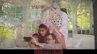 Young Girl Engages In Sexual Activity With Her Uncle In Bunny Costume