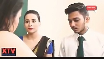 Desi Teacher And Student Engage In Steamy Massage Session