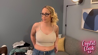 Beautiful Blonde Gets Amazing Orgasm In Dorm Room With Her Stepmother