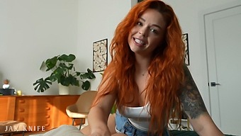 Redhead Girlfriend Sinatra Monroe Makes A Sex Tape For Her Cuckolded Boyfriend.